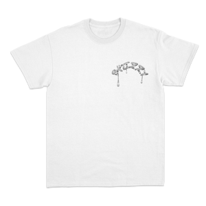Chrome Over Sized White Tee